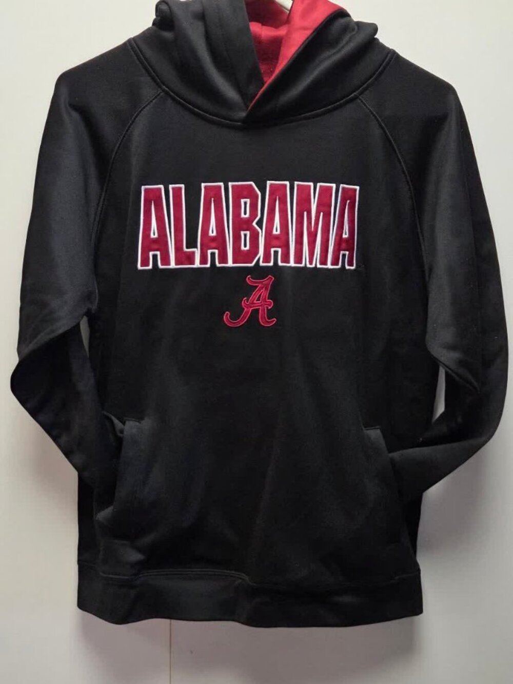 Alabama Crimson Tide Hoodie Youth L 16-18 Stadium Athletics Black Embroidered